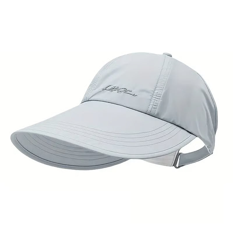 UPF 50+ Sun Protection Baseball Cap – Unisex Lightweight Hat with Wide Brim, Velcro Strap for All-Season Outdoor Activities
