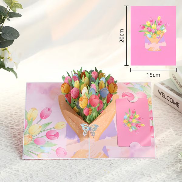 💥Last day 50% OFF -🌹Paper Love Valentine’s Day Card
