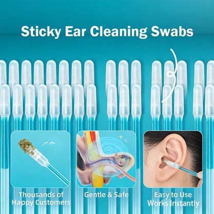 👂Reusable Sticky-Tip Earwax Remover Sticks