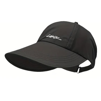 UPF 50+ Sun Protection Baseball Cap – Unisex Lightweight Hat with Wide Brim, Velcro Strap for All-Season Outdoor Activities
