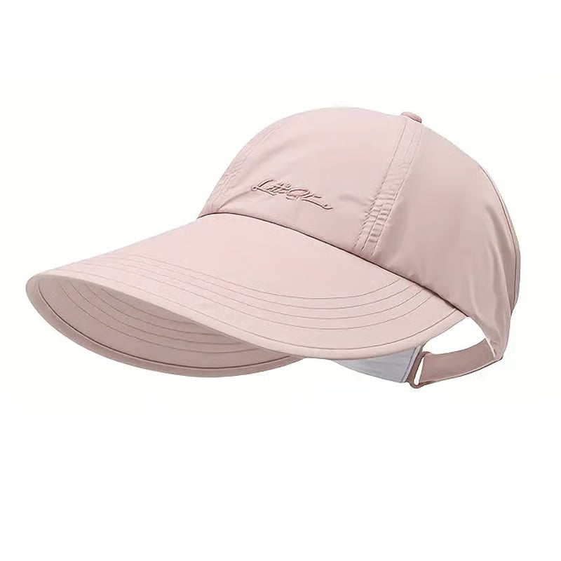 UPF 50+ Sun Protection Baseball Cap – Unisex Lightweight Hat with Wide Brim, Velcro Strap for All-Season Outdoor Activities