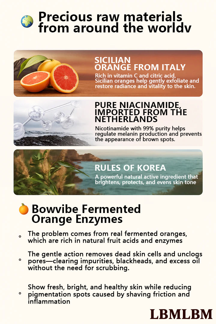 💥Flash Deal💥LBMLBM® Orange Enzyme Exfoliating Gel Goodbye Dark Spots & Roughness