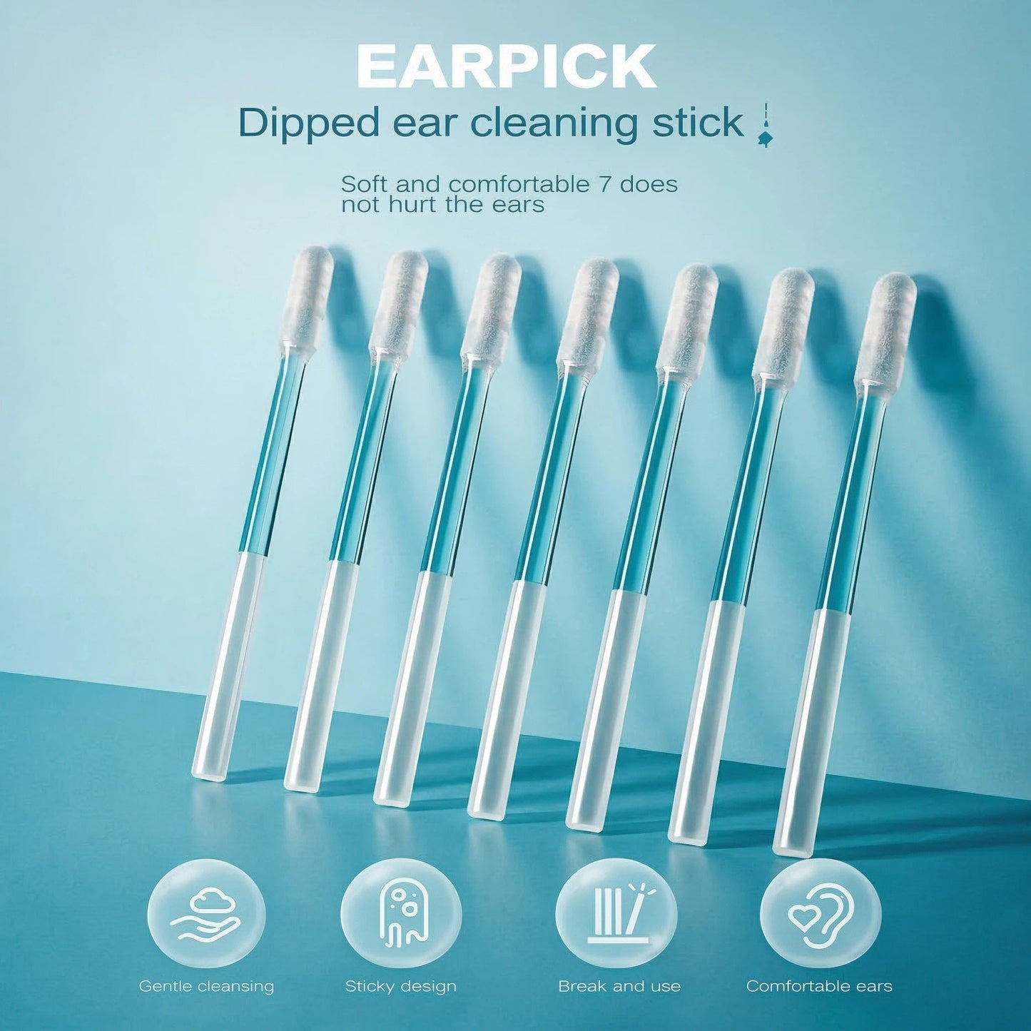 👂Reusable Sticky-Tip Earwax Remover Sticks