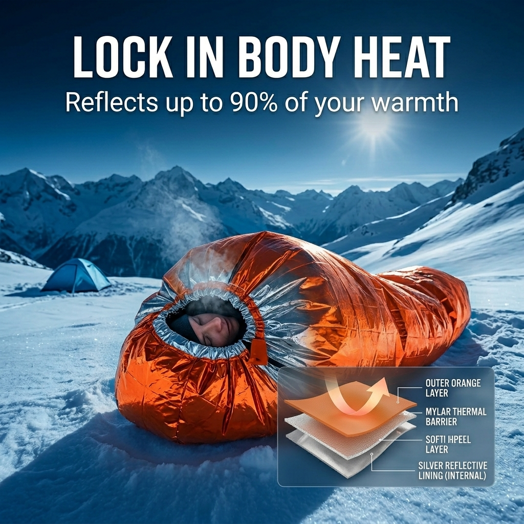 🔥Emergency Waterproof Sleeping Bag